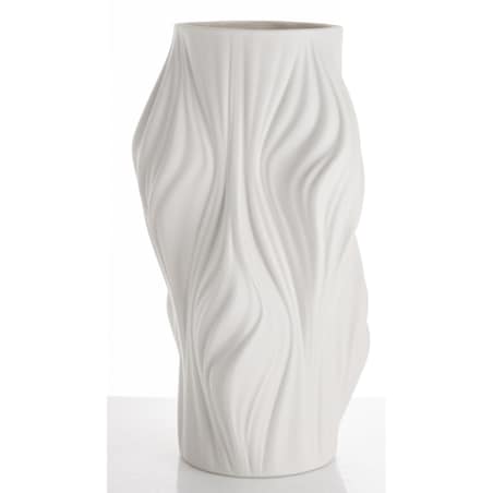 Wazon porcelanowy 35x18x18 cm TWISSTIE biały