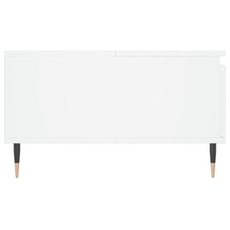 vidaXL Stolik kawowy, biały, 90x60x35 cm, materiał drewnopochodny