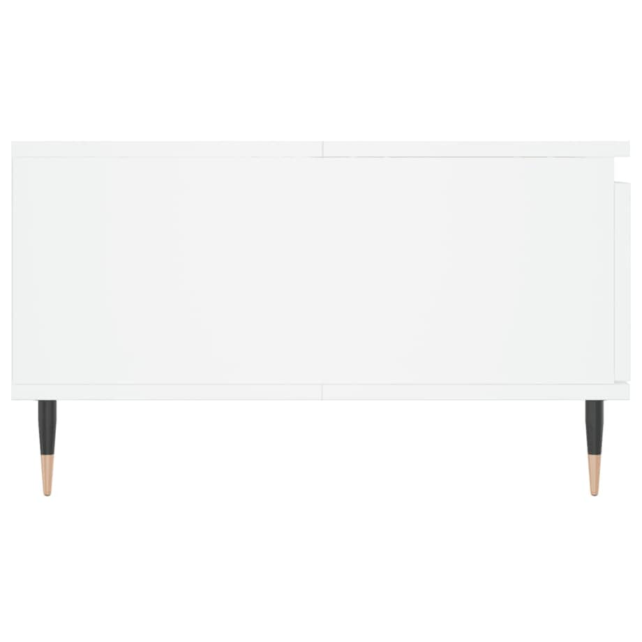 vidaXL Stolik kawowy, biały, 90x60x35 cm, materiał drewnopochodny