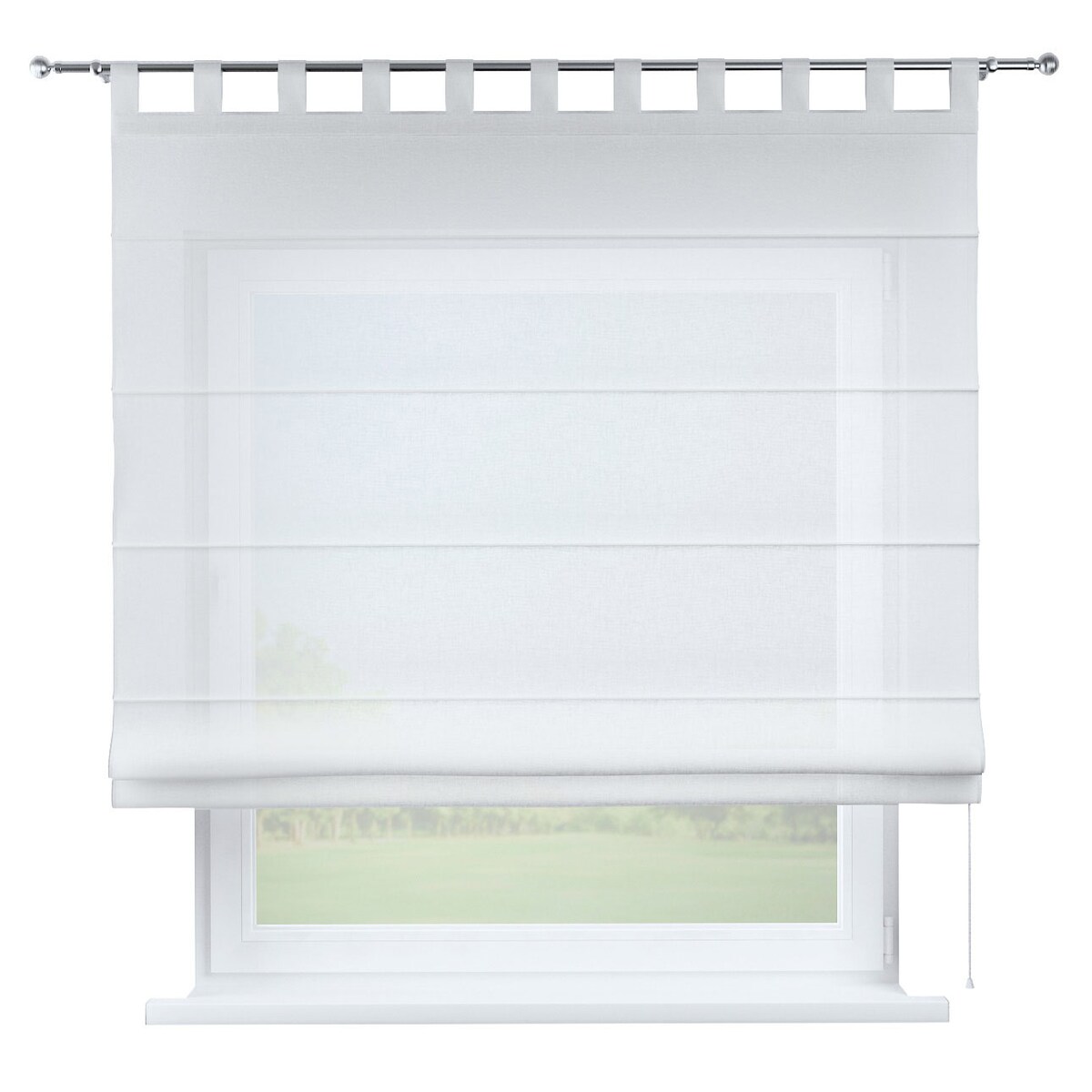 Roleta rzymska Verona 130x170 prześwitująca ecru