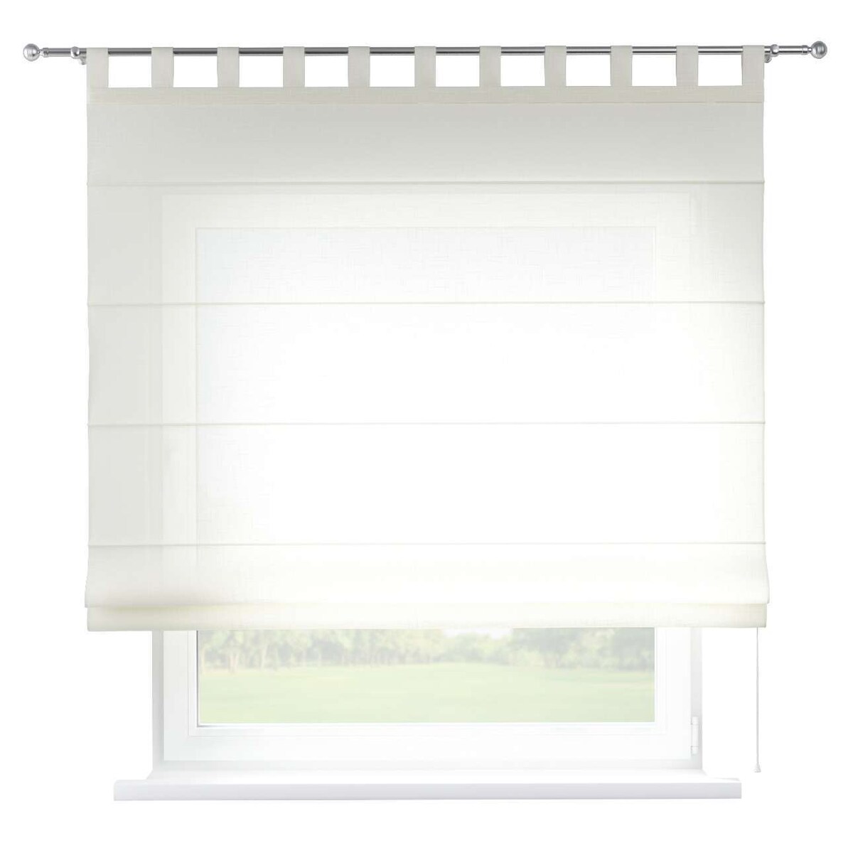 Roleta rzymska Verona 160x170 prześwitujący ecru