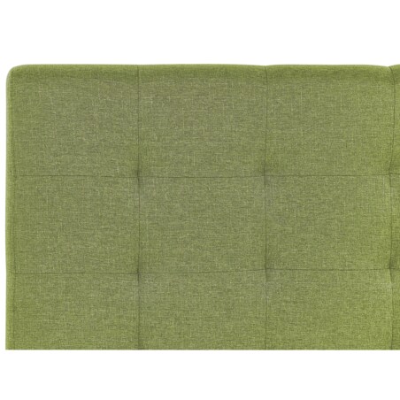 Łóżko wodne tapicerowane 180 x 200 cm zielone LA ROCHELLE