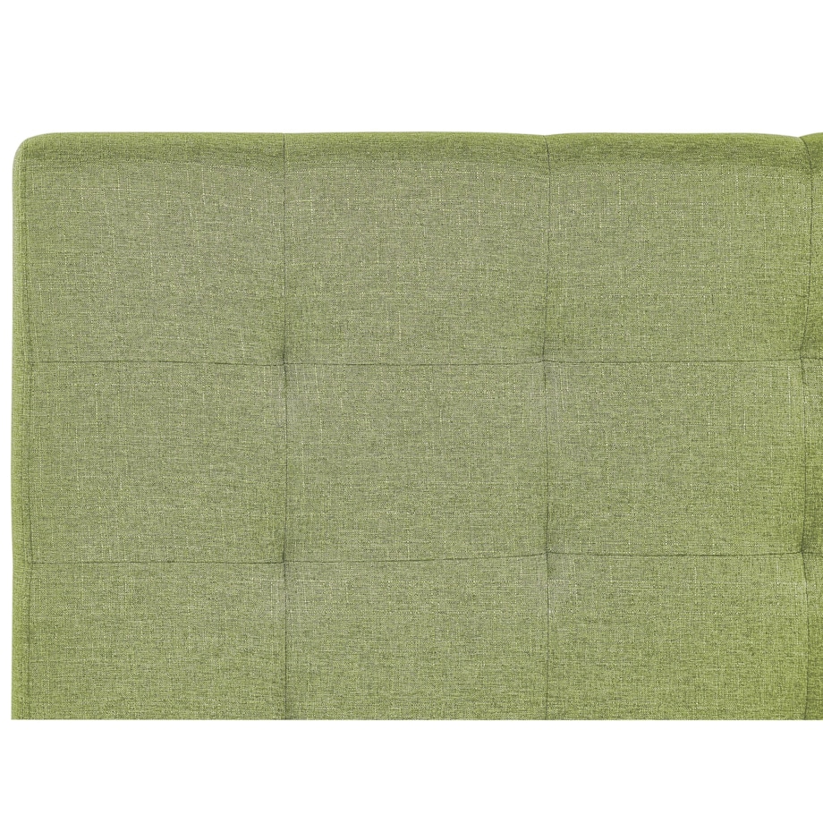 Łóżko wodne tapicerowane 180 x 200 cm zielone LA ROCHELLE