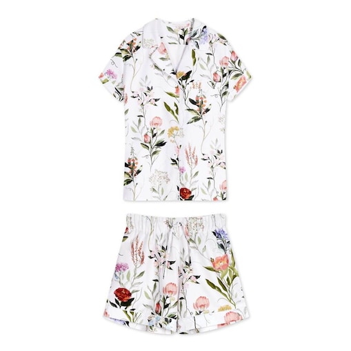 Piżama Ogródek babci krótka M