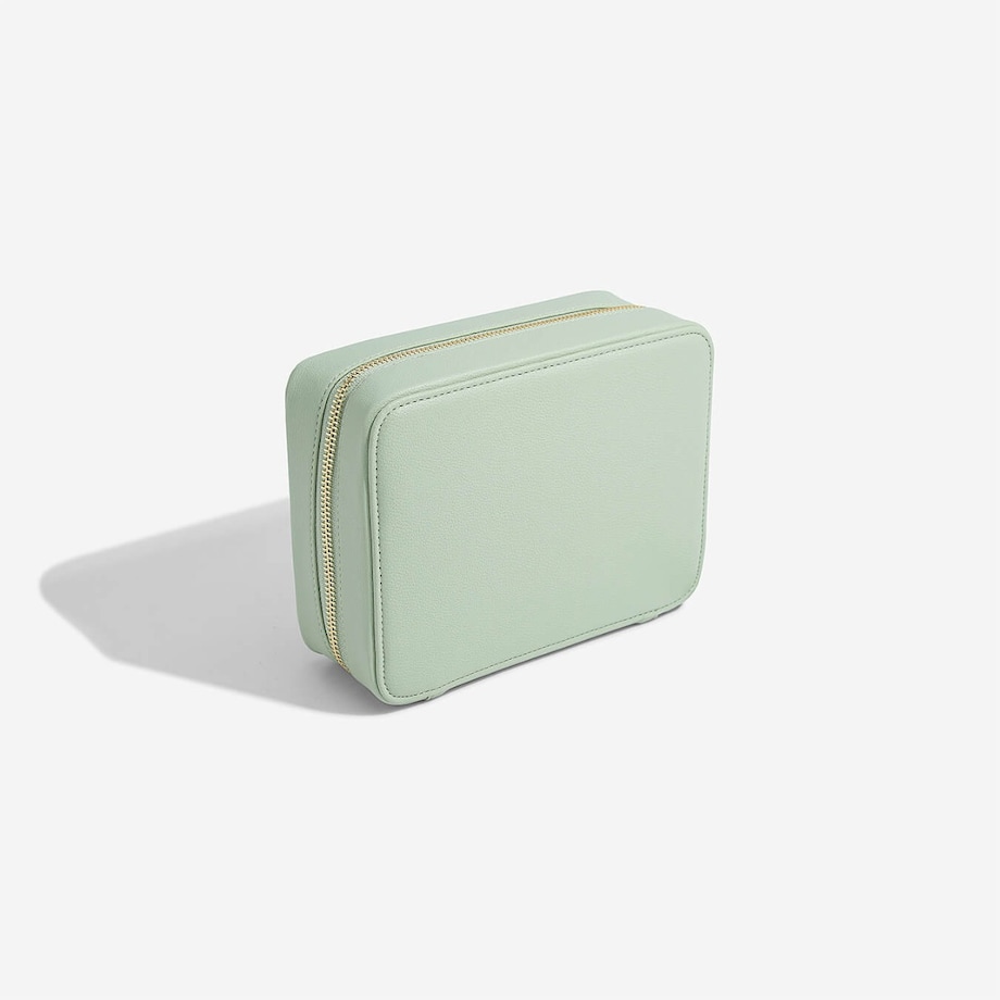 Etui na ładowarki i słuchawki Stackers Pebble zieleń szałwiowa