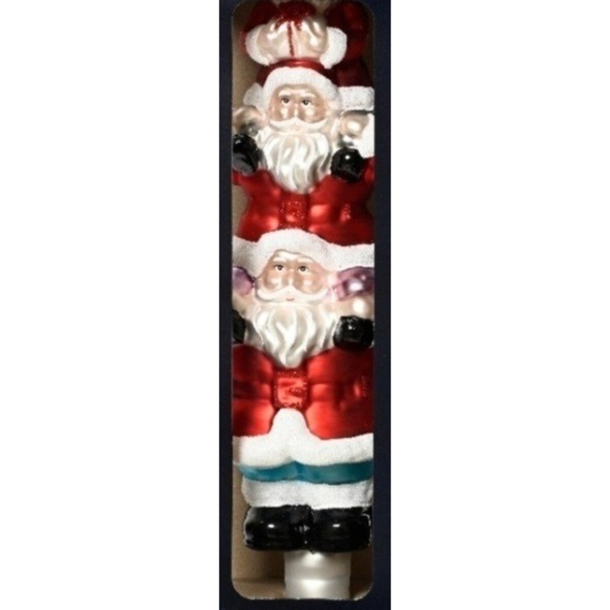 Szpic na choinkę 31x9x9 cm PERSONAS 3 Mikołaje