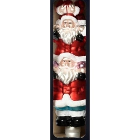 Szpic na choinkę 31x9x9 cm PERSONAS 3 Mikołaje