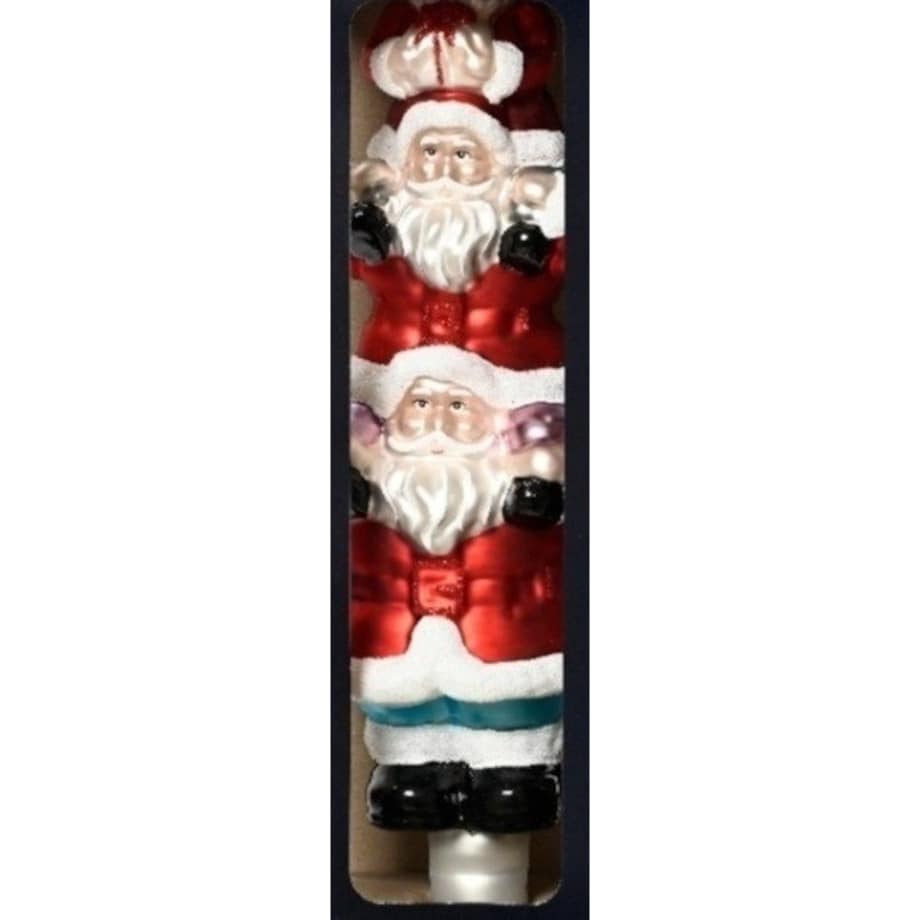 Szpic na choinkę 31x9x9 cm PERSONAS 3 Mikołaje