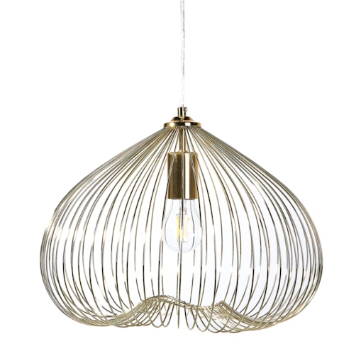 Lampa wisząca TORDINO Metal Złoty