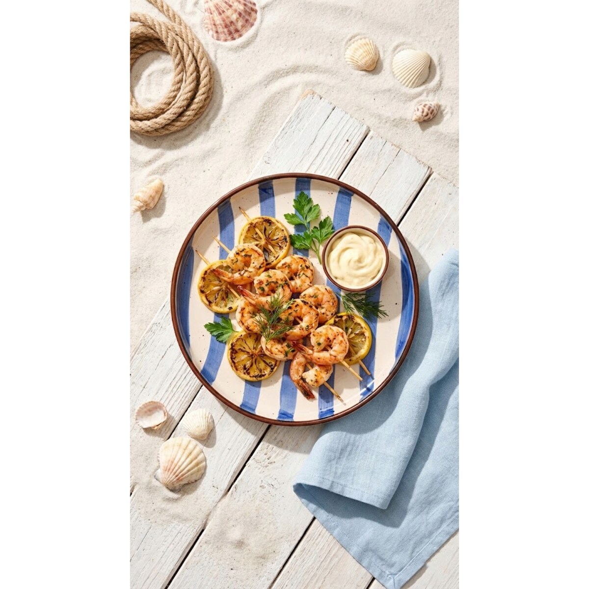 TALERZ DESEROWY W PASKI 20cm CERAMICZNY TALERZYK SERWIS NA SZTUKI CIASTO