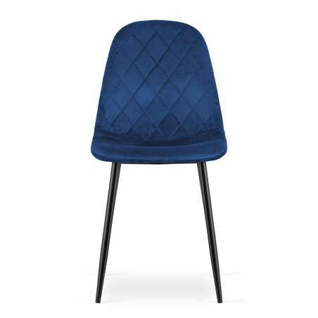 Krzesło Do Jadalni Kuchni Salonu Asti - Granat Aksamit