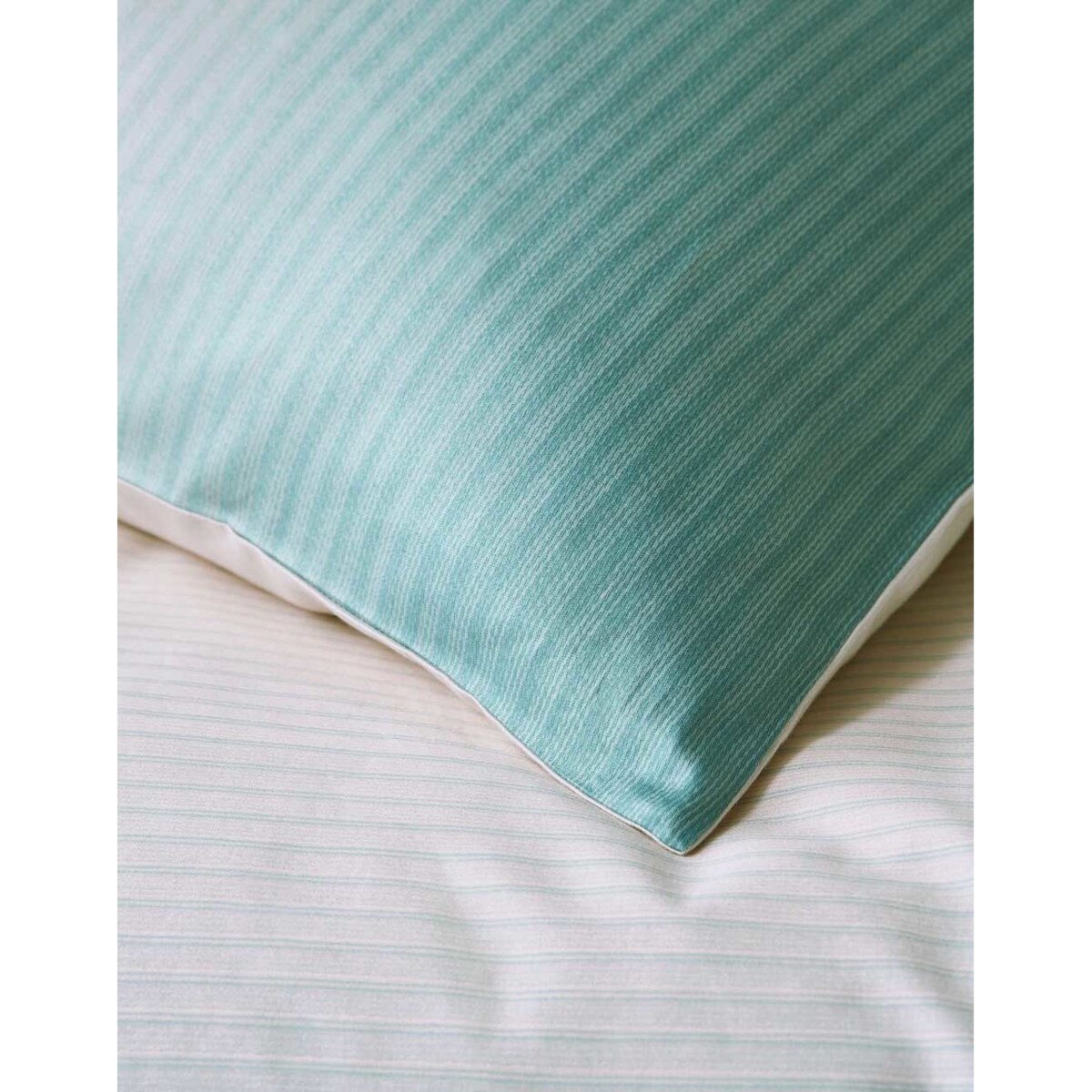 Komplet Pościeli bawełnianej dla 2 osób LALANI, zestaw satynowej pościeli, 100 % Bawełna - AQUA, 200x220 +2x 60x70, Marc O'Polo