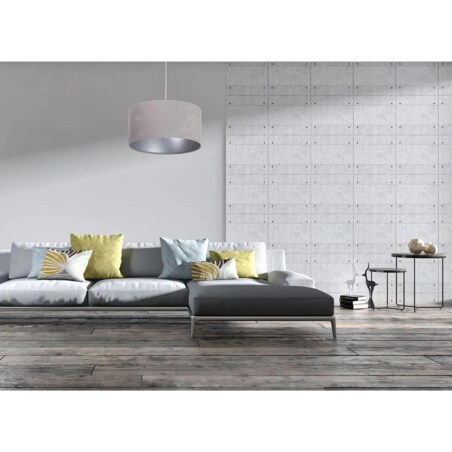 Lampa wisząca HOME 40 szara/srebrna