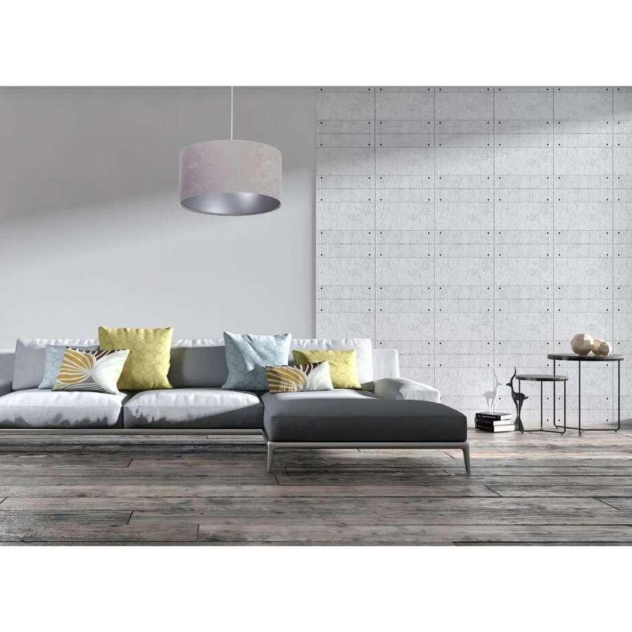 Lampa wisząca HOME 40 szara/srebrna