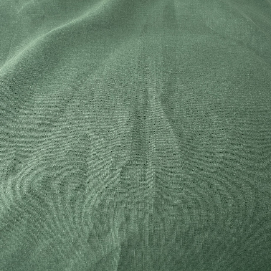 Komplet pościeli lnianej Linen 150x200cm green, 150 x 200 cm / 1 x 60 x 50 cm