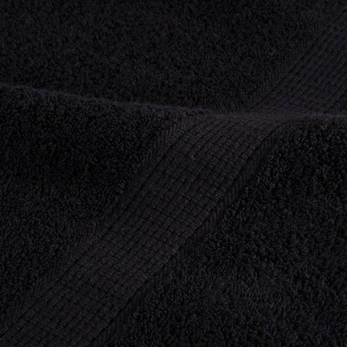 vidaXL Ręczniki Gościnne 600 gsm SOLUND 50 pcs Czarny 30 x 50 cm