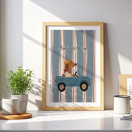 plakat mały kierowca z paryża 70x100