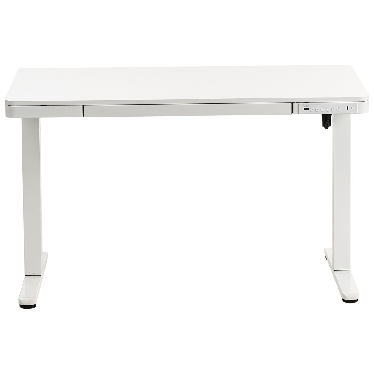 Biurko regulowane elektrycznie PENLY Biały 120 cm 60 cm Z portem USB