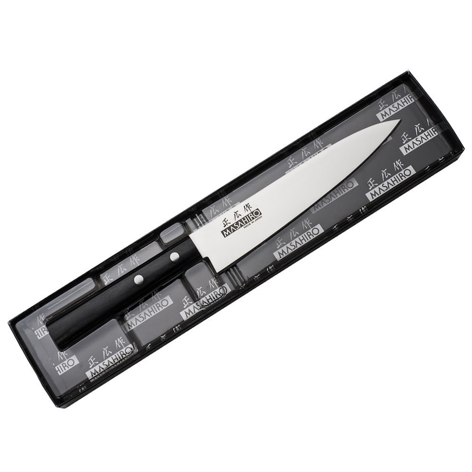 Masahiro nóż Sankei Utility 150mm czarny 35845