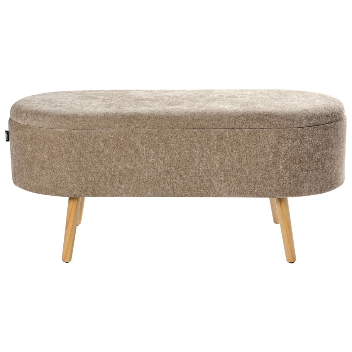 Ława OKLAHOMA Jasnobrązowy Tkanina szenilowa