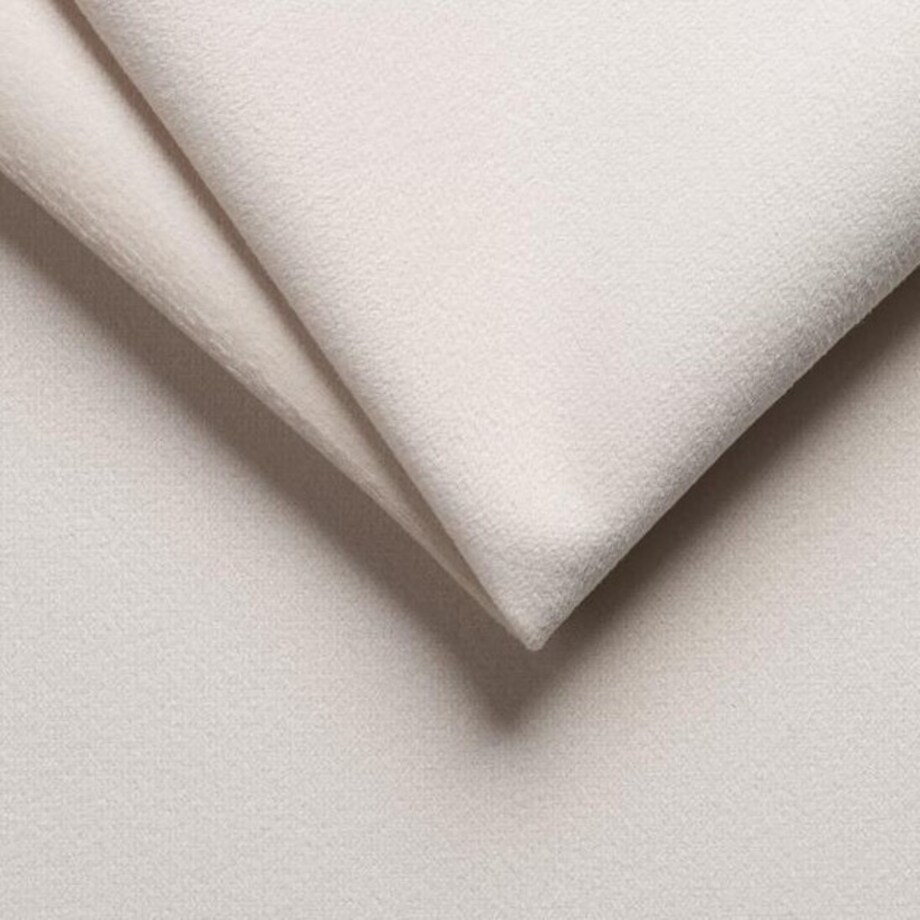 Łóżko kontynentalne BELLA w stylu skandynawskim- jasny beż