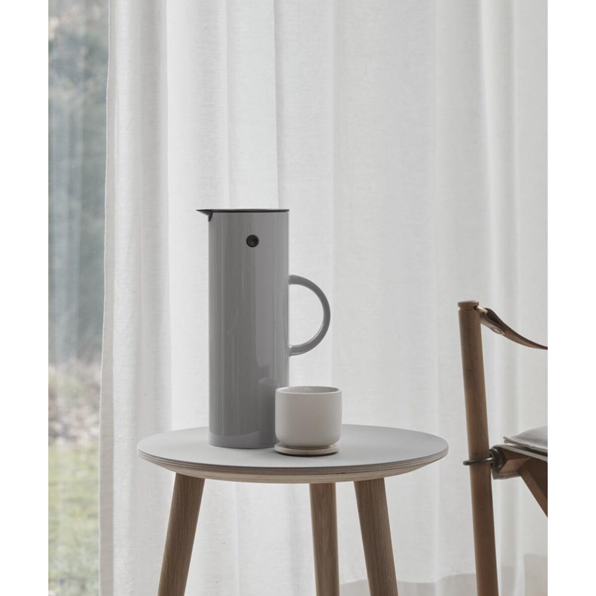 Dzbanek termiczny jasnoszary EM77, 1000 ml, Stelton