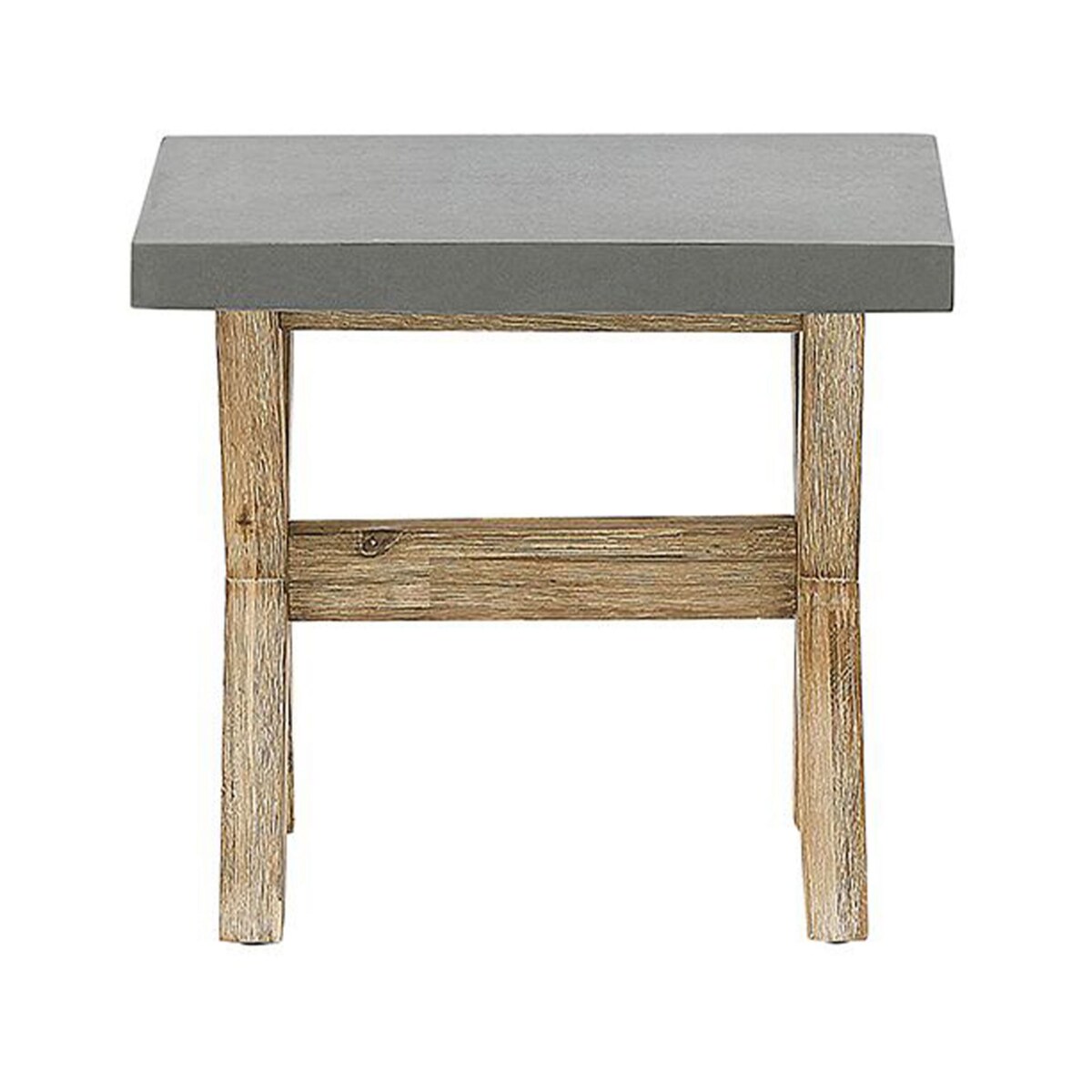 Stołek ogrodowy szary OLBIA