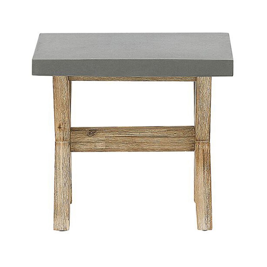 Stołek ogrodowy szary OLBIA