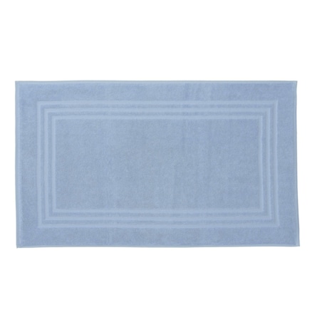 Kleine Wolke Lodge Wegański Dywanik Frotte niebieski 50x 80 cm ECO LIVING