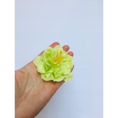 PIWONIA MYDLANA kwiaty z mydła płatki ZIELONA do bukietu box stroik prezent