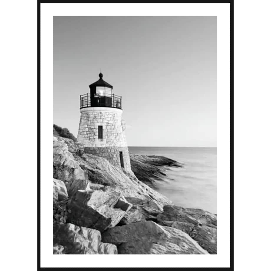 Poster Story, Plakat, Obraz - Latarnia w Skałach, wymiary 70 x 100 cm