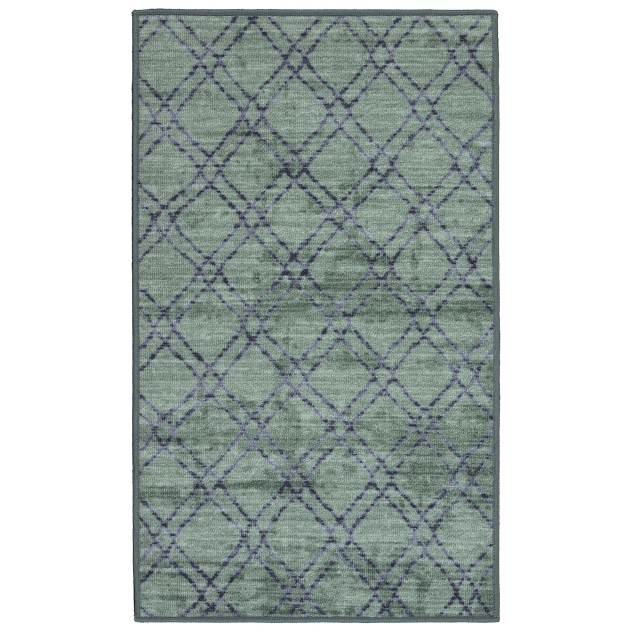 Chodnik Antypoślizgowy Vita 60x100 cm Romby Zielony