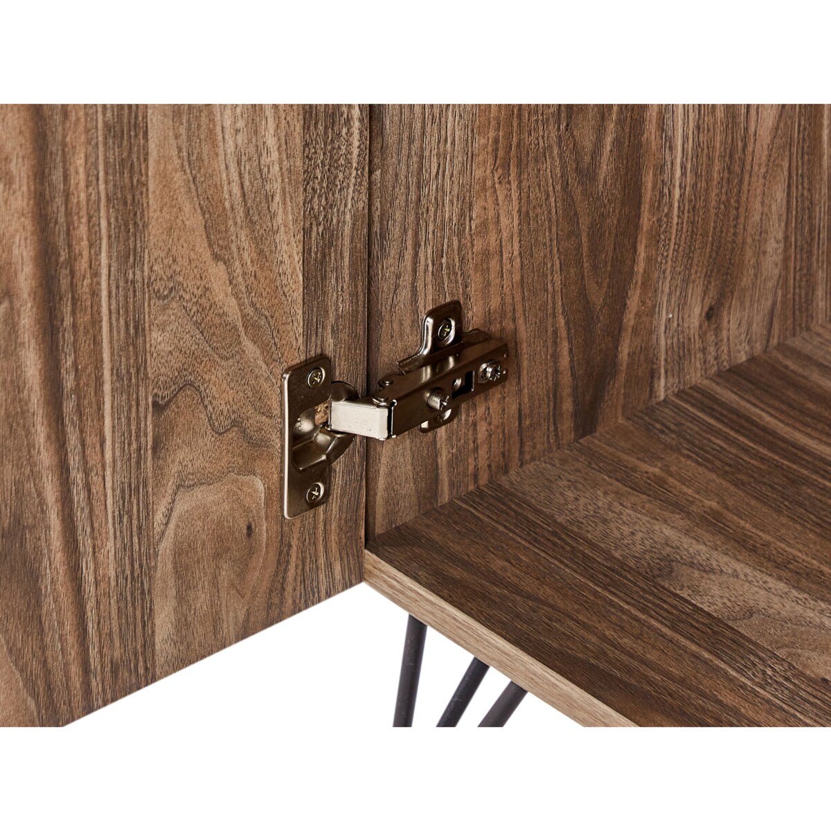 Szafka z półką na wino jasnobrązowa ELISTON