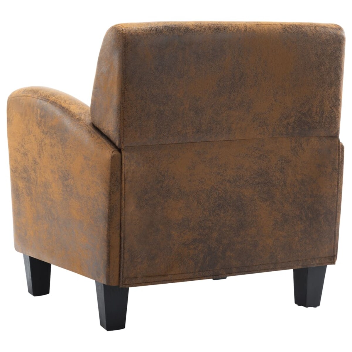 vidaXL Sofa Chair Brown 70x69x72 cm Skóra syntetyczna zamszowa