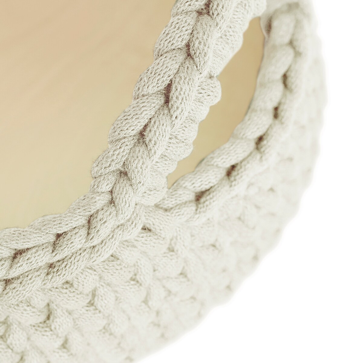 Kosz do przewijania Happy Moses - Kremowy