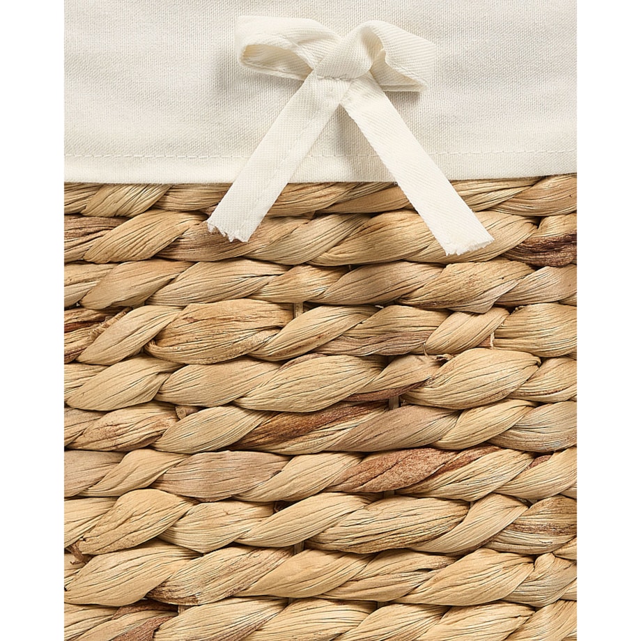 Zestaw 2 koszy z hiacyntu wodnego jasny DANANG