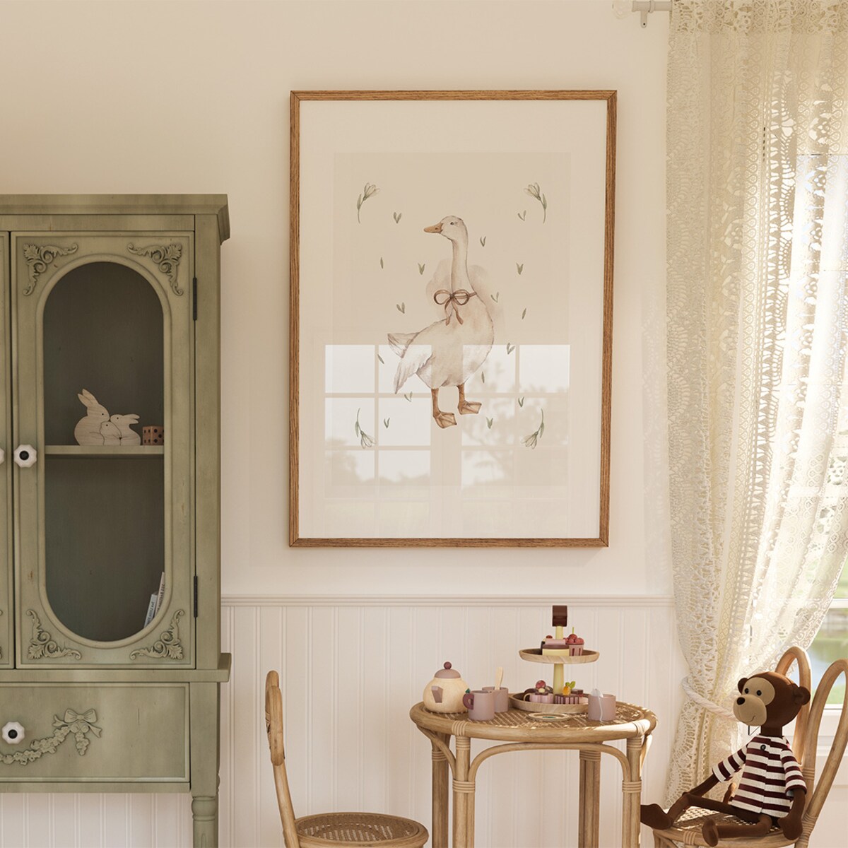 Plakat dla dzieci Gąska boho 2 20x30