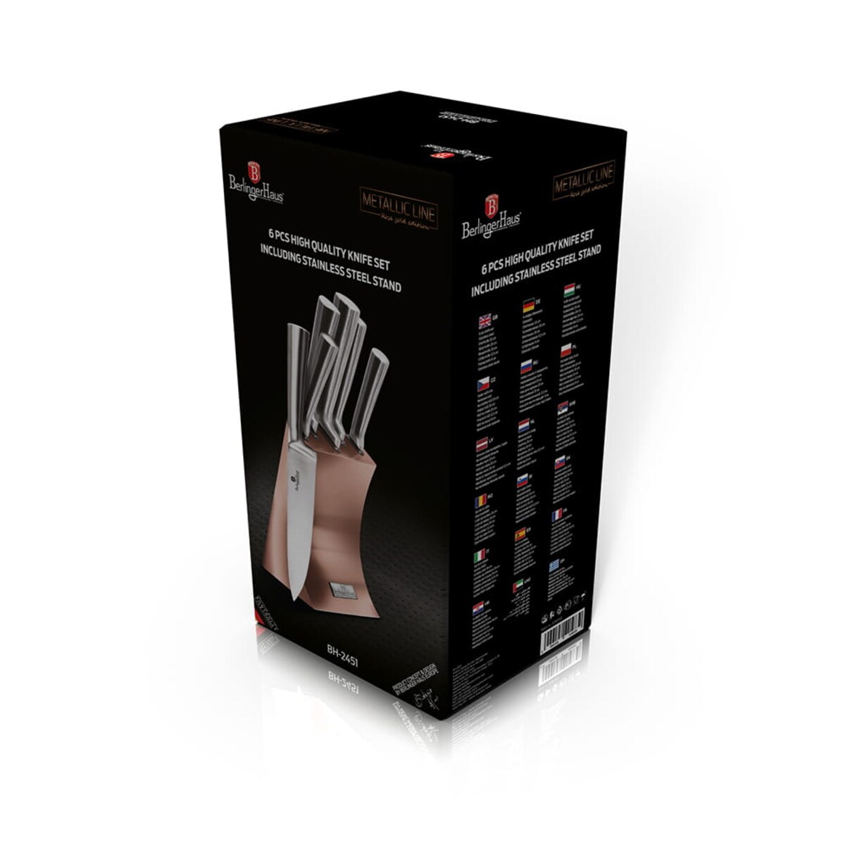 Zestaw 5 noży w bloku Berlinger Haus BH-2451
