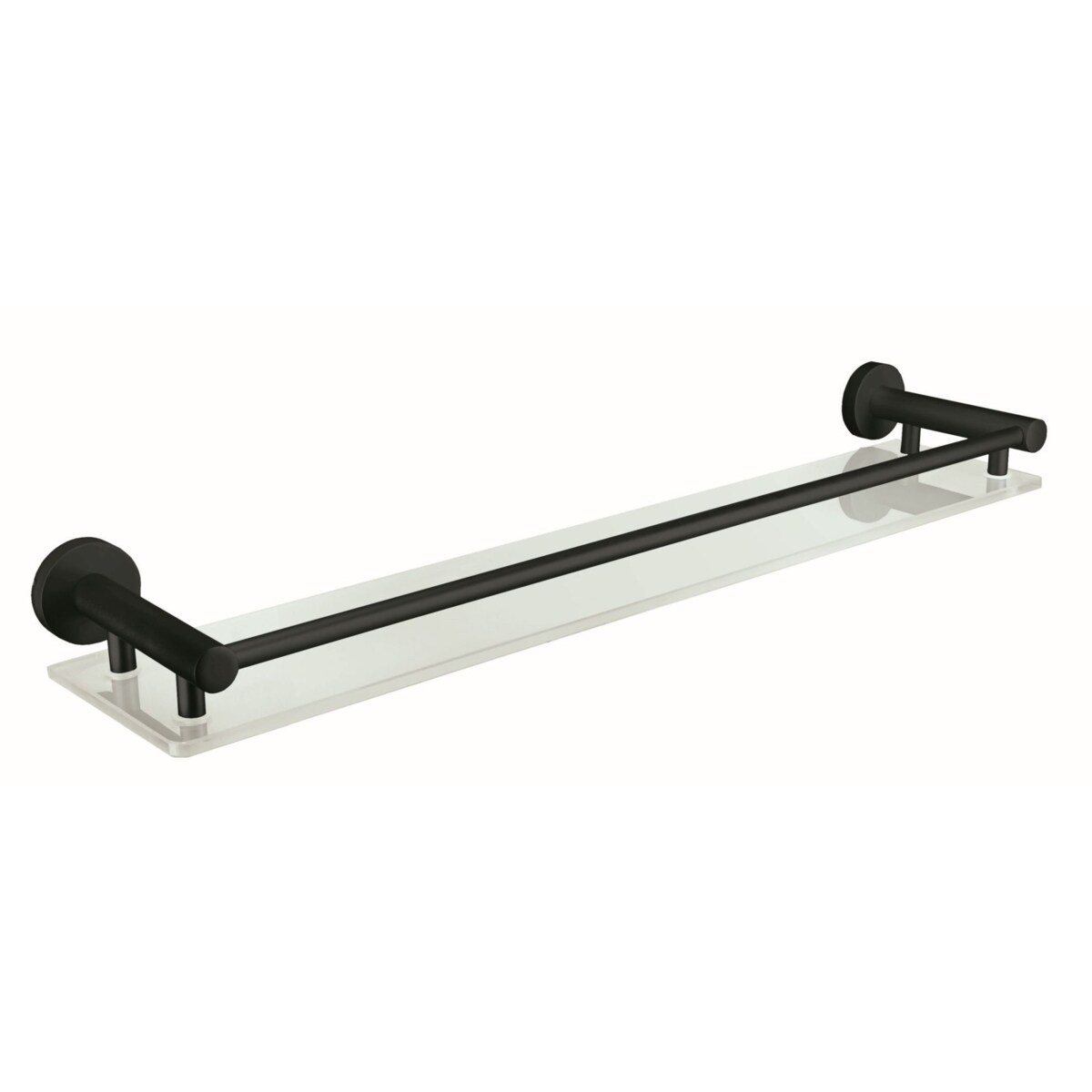 Kleine Wolke Apollo Nero Półka szkło mleczne