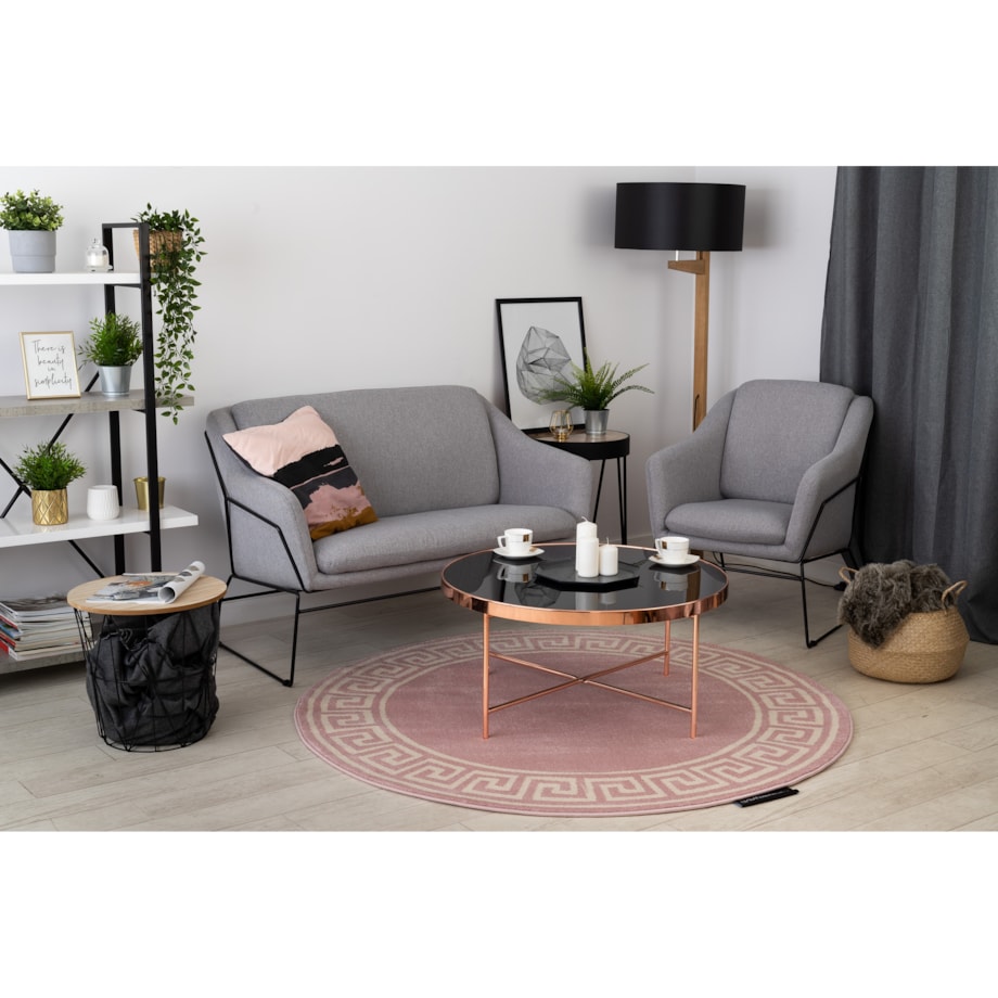 Dywan HAMPTON Grecos koło róż koło 160 cm