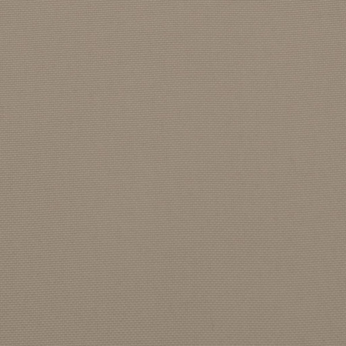 vidaXL Poduszki na krzesła, 2 szt., taupe, 40x40x7 cm, tkanina