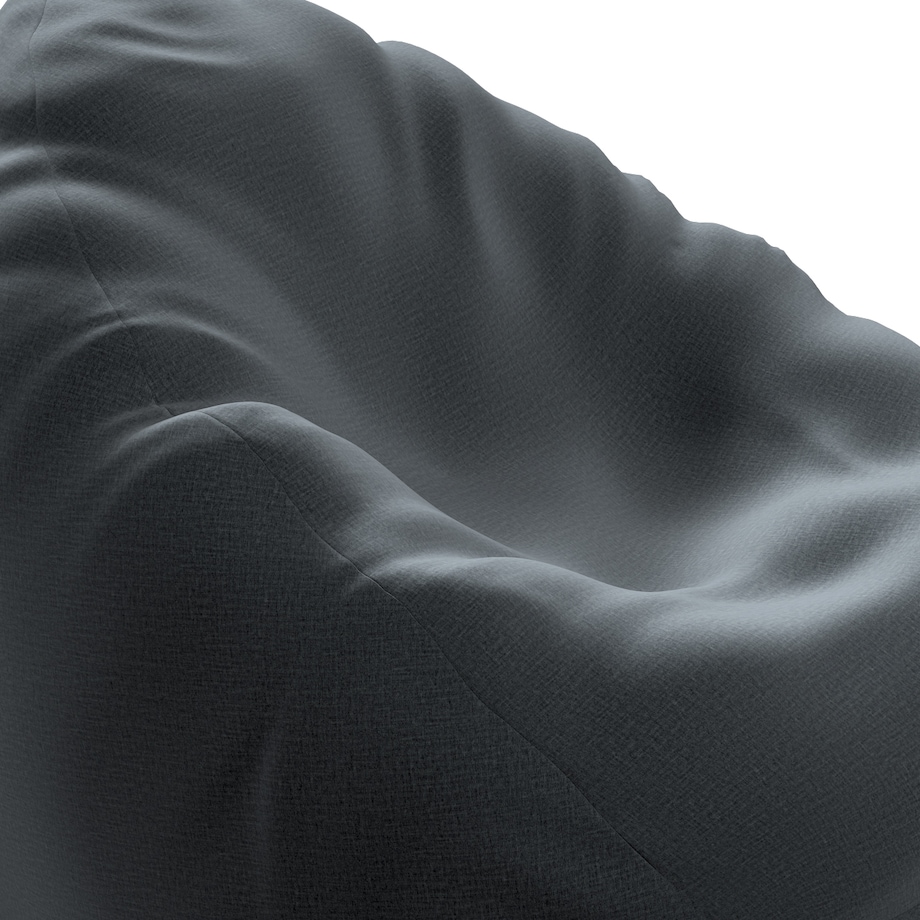 Worek do siedzenia, grafitowy welwet, Ø50 x 85 cm, Ingrid