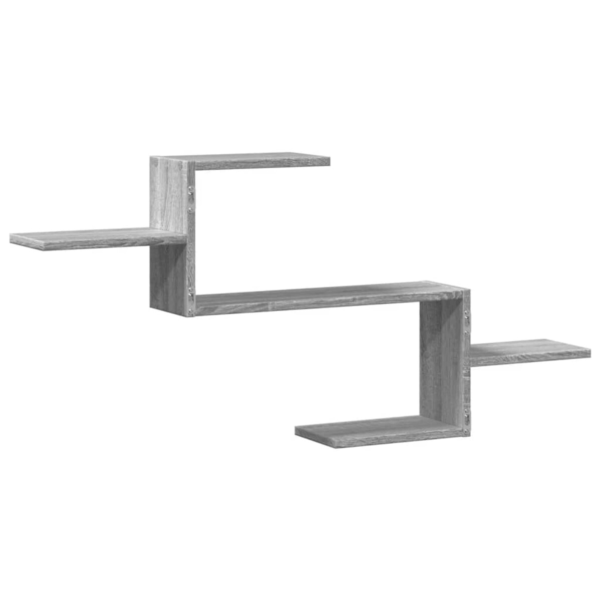 vidaXL Półka wisząca, szary dąb sonoma, 104x15x49 cm