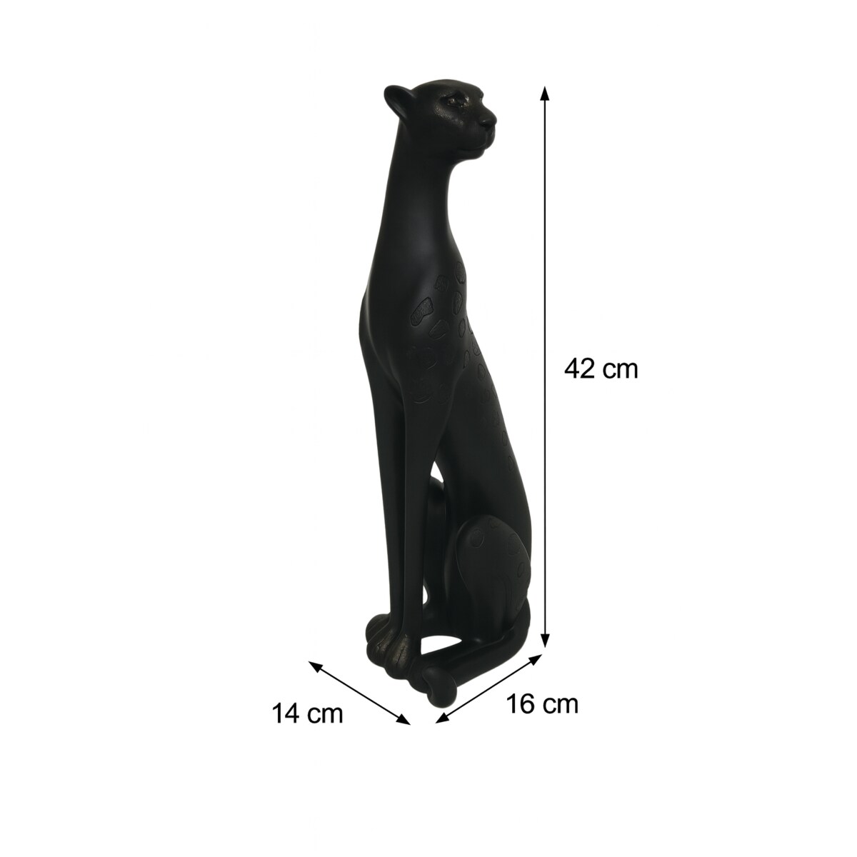 FIGURKA DEKORACYJNA CHESTER SIEDZĄCY