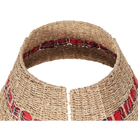 Osłonka pod choinkę Trawa morska 45x45 cm Naturalny MARCHE