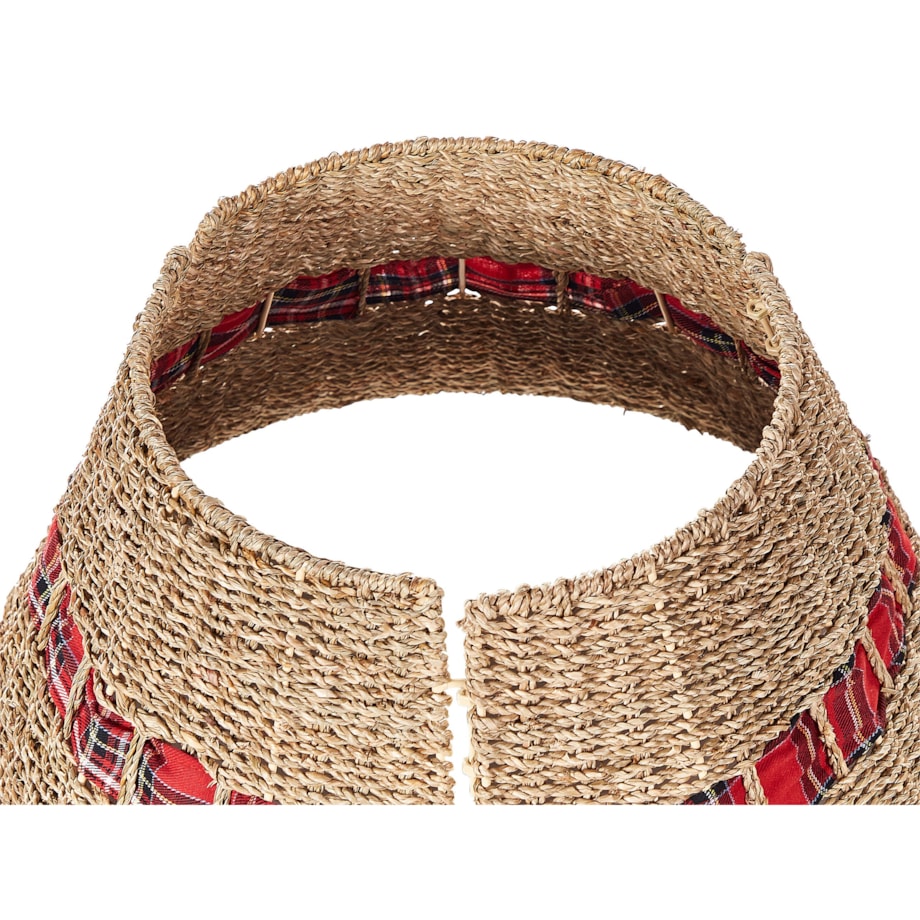 Osłonka pod choinkę Trawa morska 45x45 cm Naturalny MARCHE