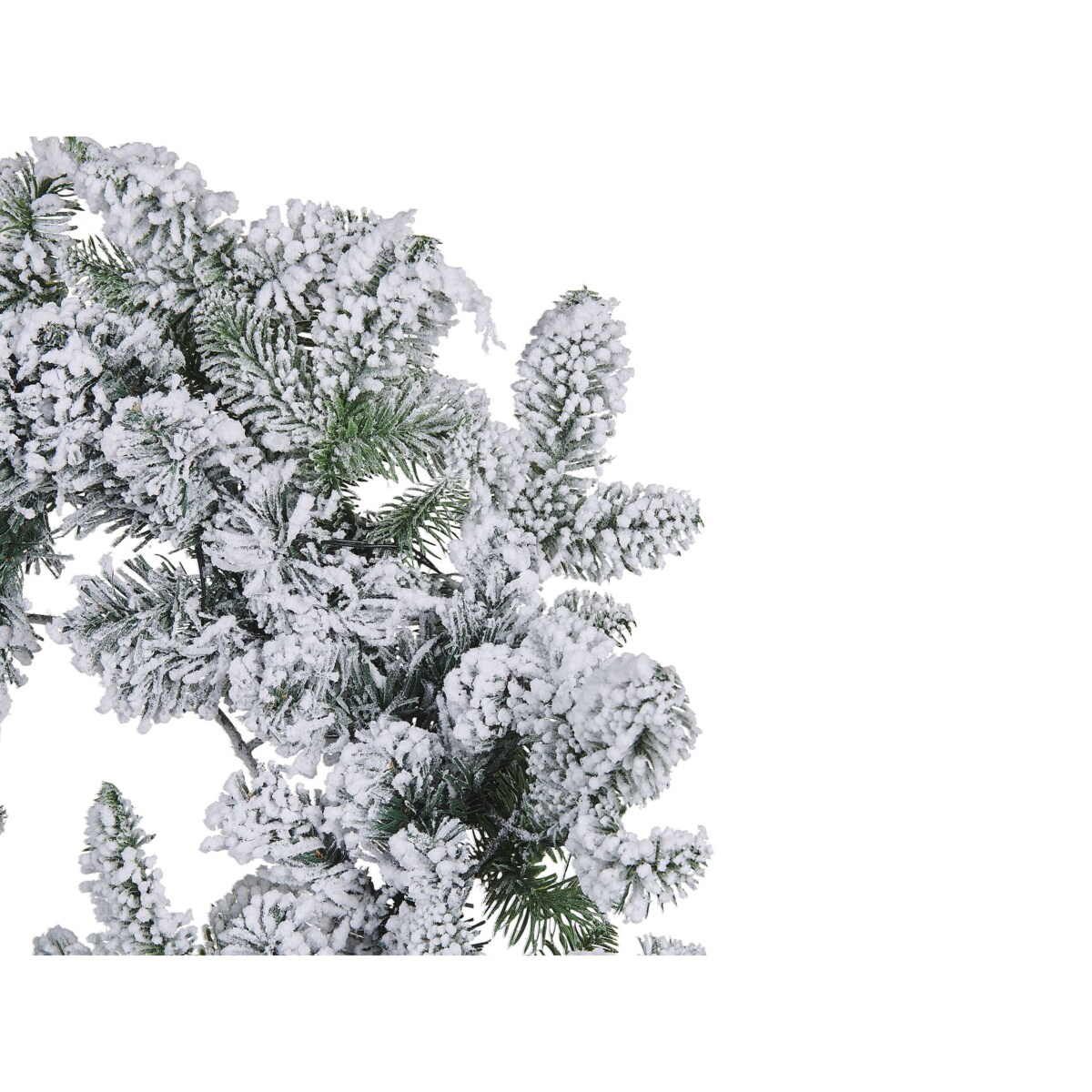 Ośnieżony wieniec świąteczny LED 70 cm biały SUNDO