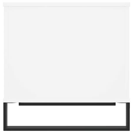 vidaXL Stolik kawowy, biały 60x44,5x45 cm, materiał drewnopochodny