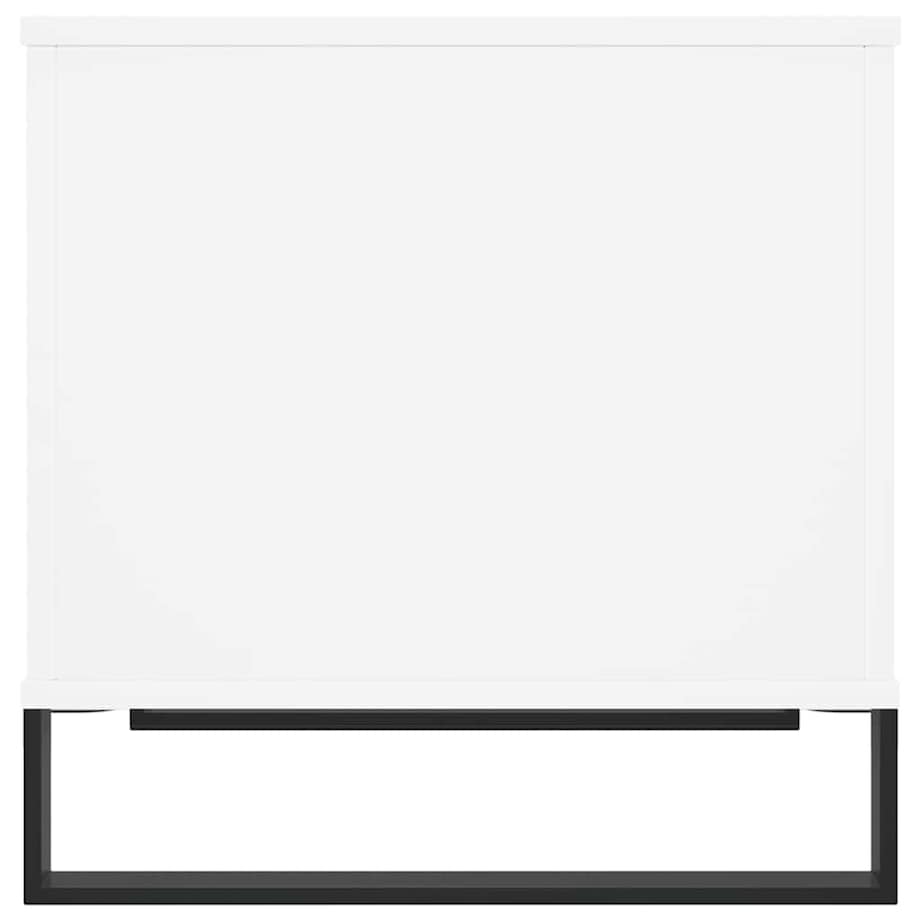 vidaXL Stolik kawowy, biały 60x44,5x45 cm, materiał drewnopochodny