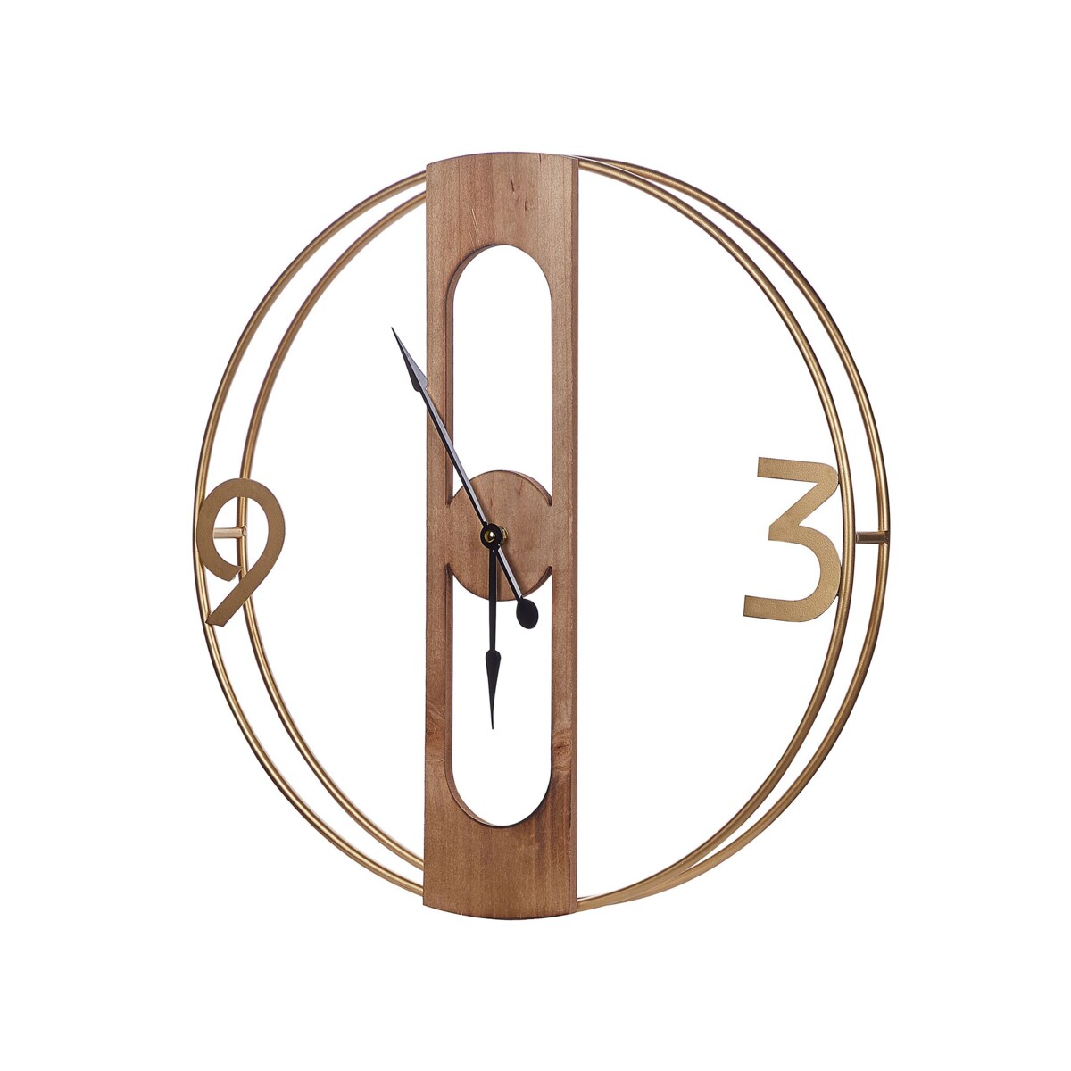 Zegar ścienny ø 50 cm jasne drewno MULHOUSE